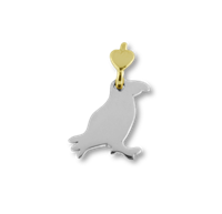 Charm Dodo Mariani ANIMALETTI ARIA in Argento A100K-PULCINELLA DI MARE - A100K-PULCINELLA DI MARE